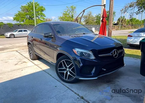 2016 Mercedes-Benz Gle Coupe 450 4Matic из США, поврежденный, VIN 4JGED6EB4GA019609